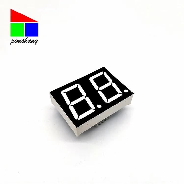 
Highlight red 2 digit 7 segment 1.0 inch nixie tube applied to the bank exchange rate display board 