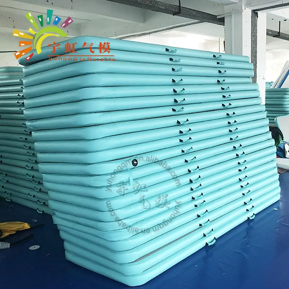 
inflatable gymnastics tumbling mat/inflatable yoga mats/small inflatable air track 