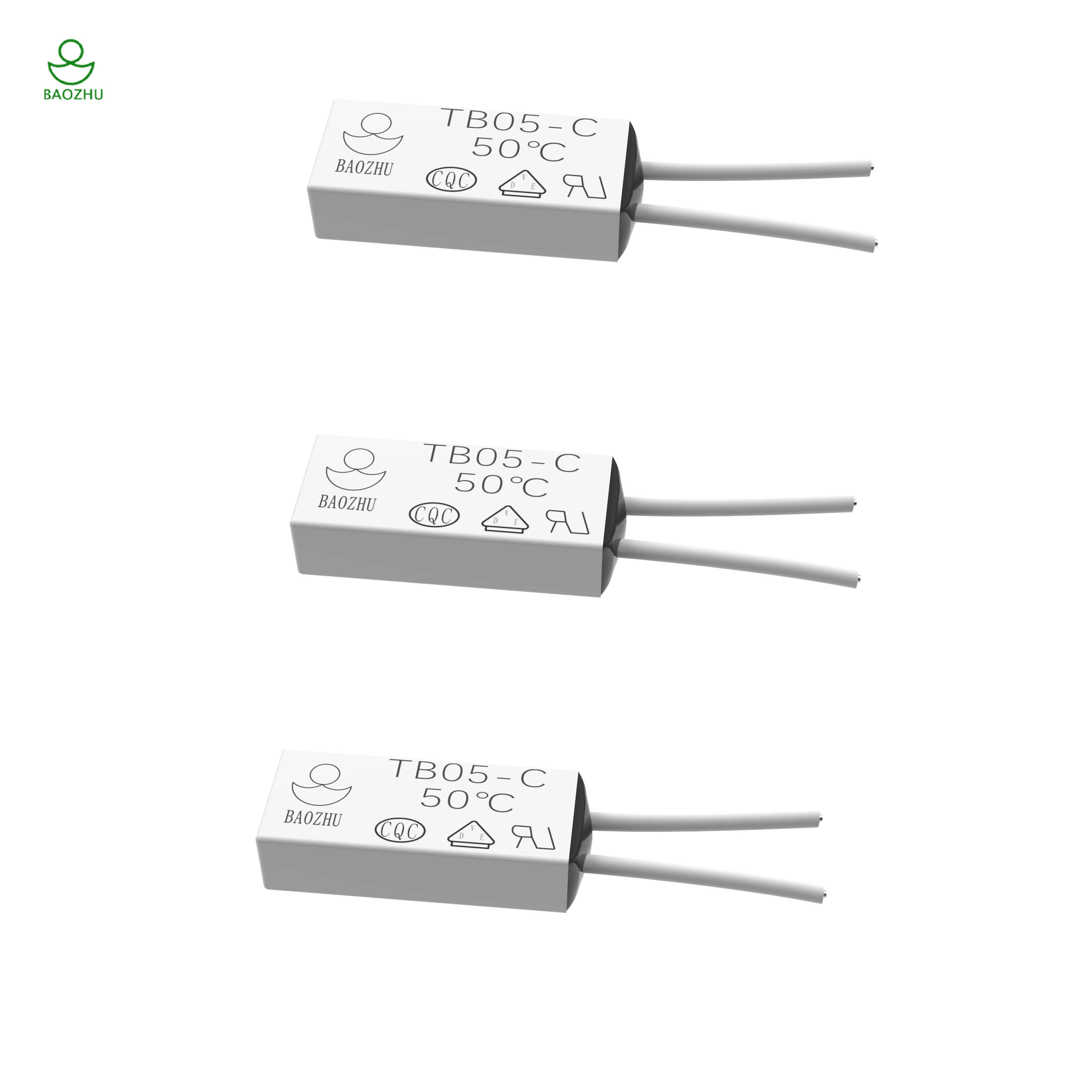 battery packs 250v 5a bimetal overheat thermostat temperature thermal switch