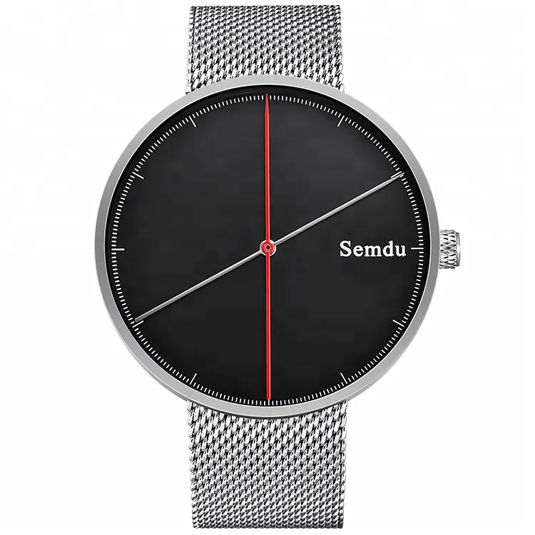 
ready to ship 43mm Big Dial Men Style Round Shape Stainless Steel men watch 