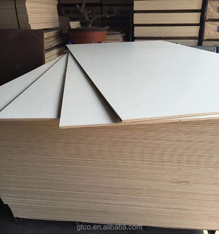 
various colored melamine laminated 4x8 sheets kitchen cabinet board factory price 