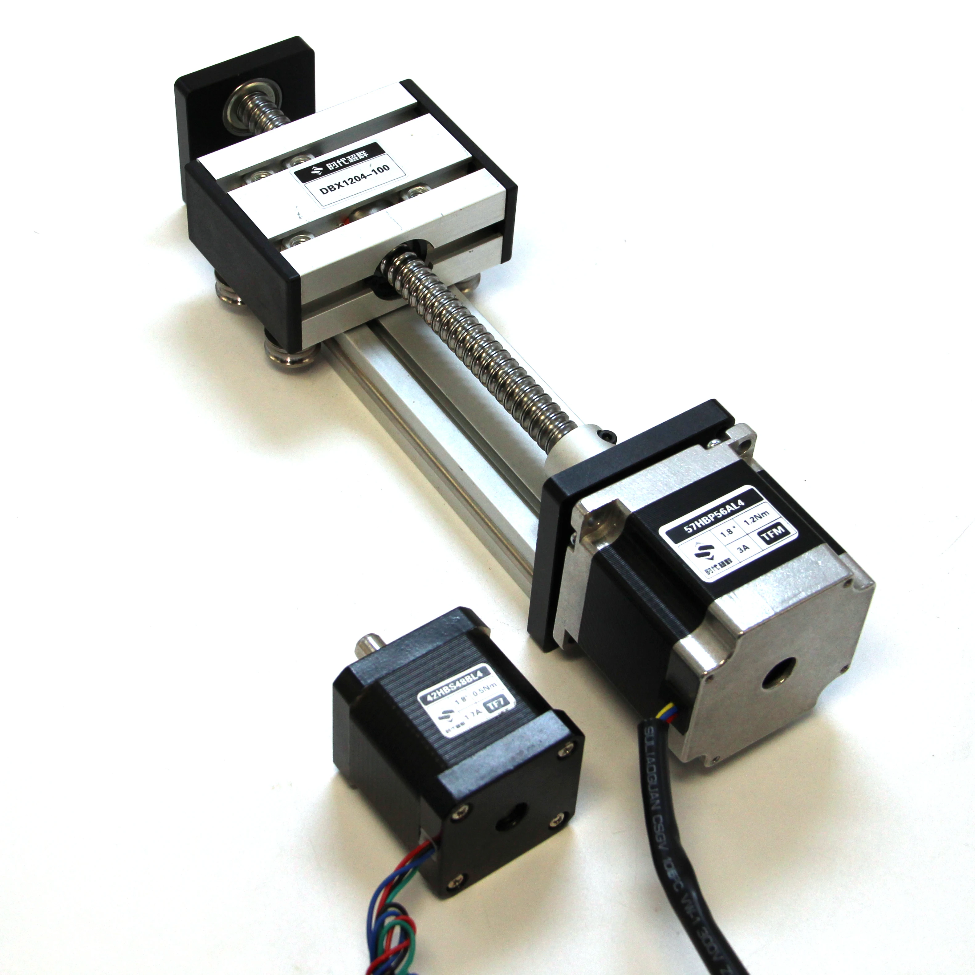 Ball Screw Linear Motion Actuator aluminum linear guide rail For Engraving with 23 nema stepper motor