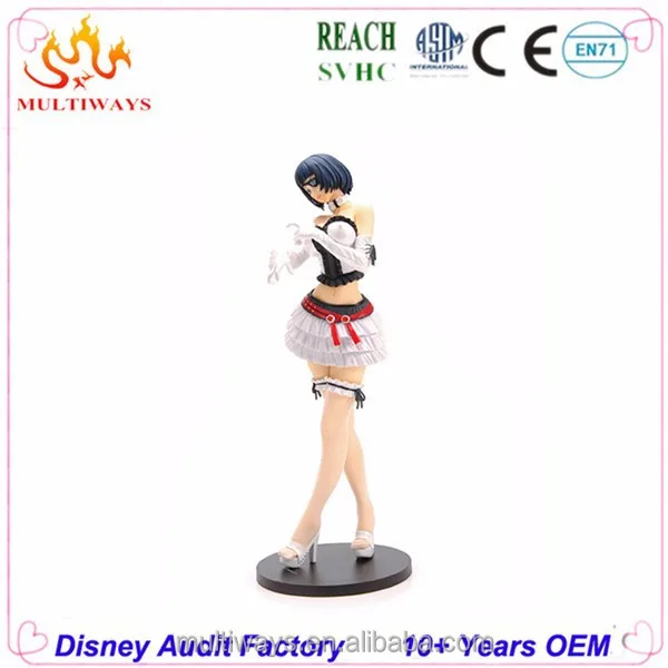 Nude girl action figure japan plastic custom made anime figure