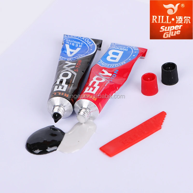 Epoxy Resin Steel AB both clear 2 part epoxy glue bright colors