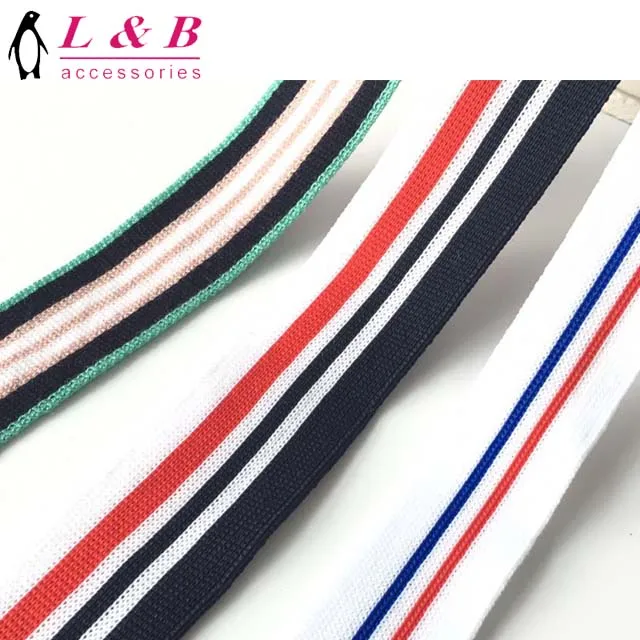 Non Stretch 100% Polyester Knit Webbing Strap for Clothing