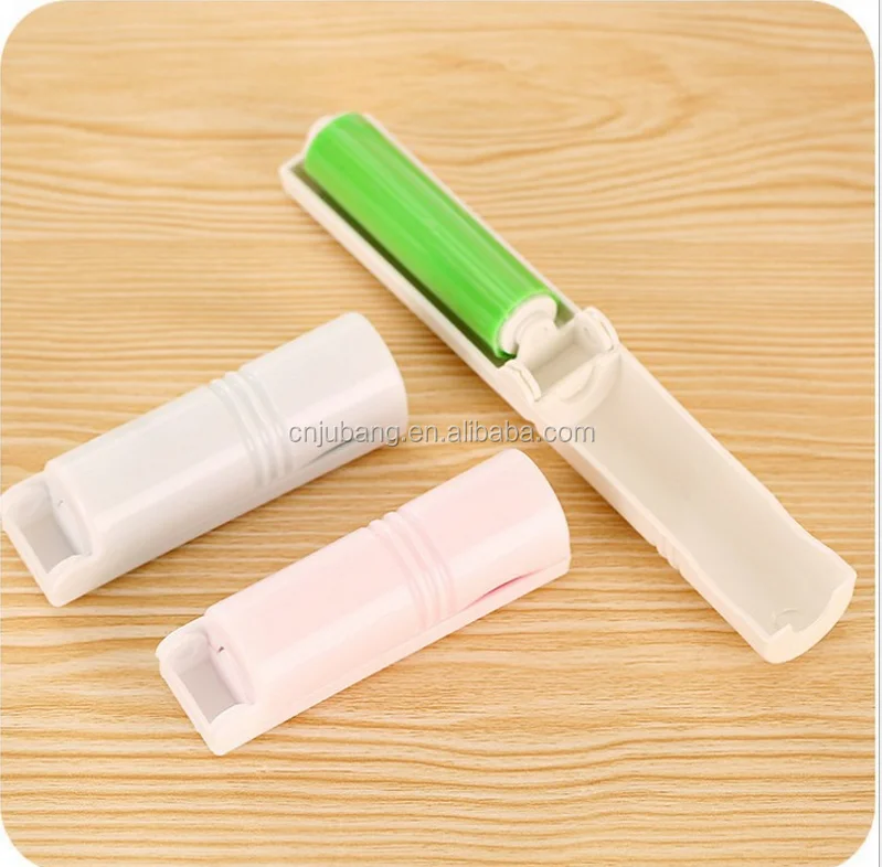 Wholesale foldable washable sticky lint roller for dust cloths / cloth sticky roller brush