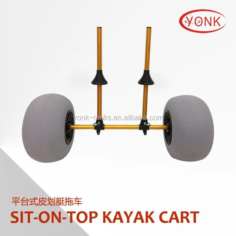 kayak accessories,Kayak Trolley,detachable adjustable kayak carrier with Balloon wheel