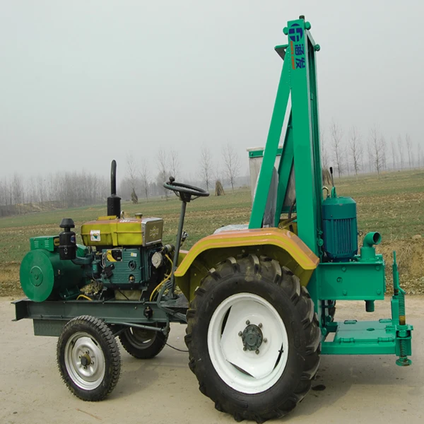 100m 120m Portable small tractor mounted water well drilling rig mining machinery