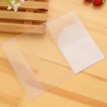 Transparent Passport Cover Clear PVC Passport Holder