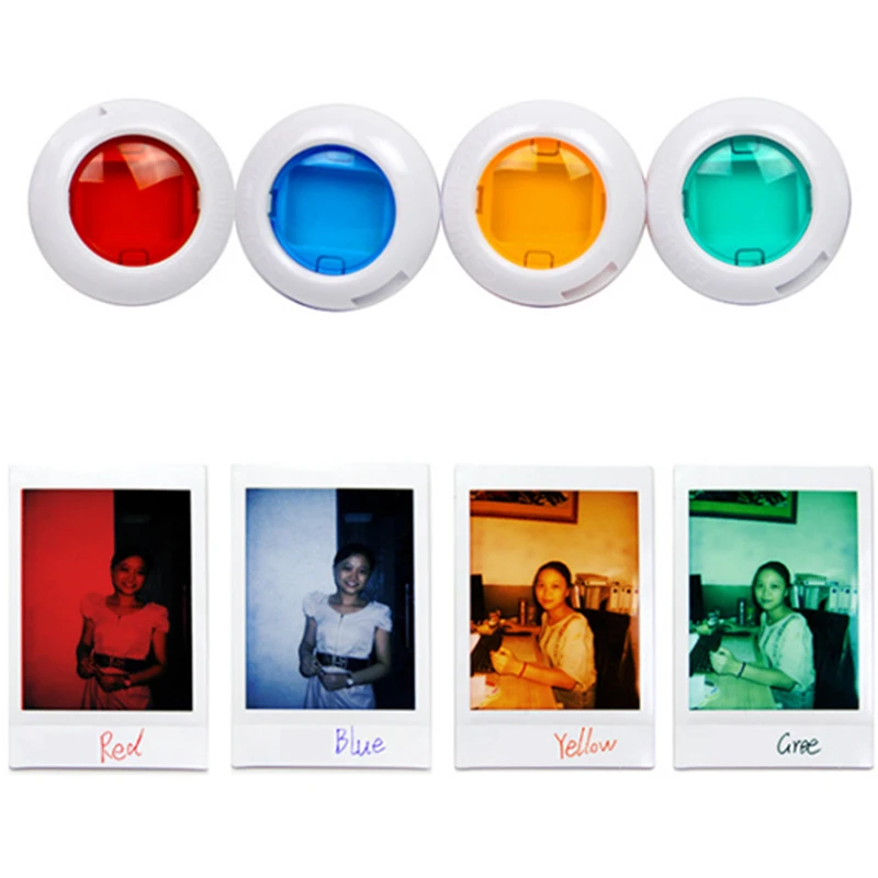 
Instax panchromatic Color filter, Close-Up Lens Compatible Filter Set for Fujifilm Instax Mini 8 8+ 9 7s Instant Film Cameras 