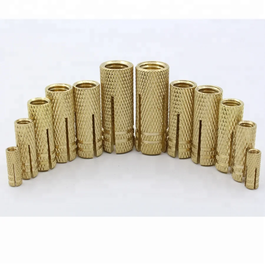 expandable fastener high quality brass drop in anchor