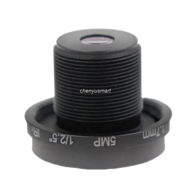 1/2.5 1.7mm 5 MegaPixel MTV M12  Mount Infrared Night Vision Fisheye Lens