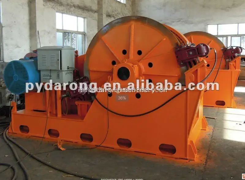 Double Drum Mine Winch With Plastic Layer