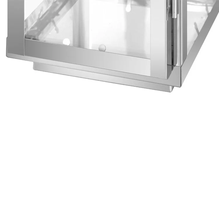 Wholesale Large Hanging Metal Big Lanterns Stainless Steel Glass Candle Holder Decorative Wedding Lanterns House Gold Lantern