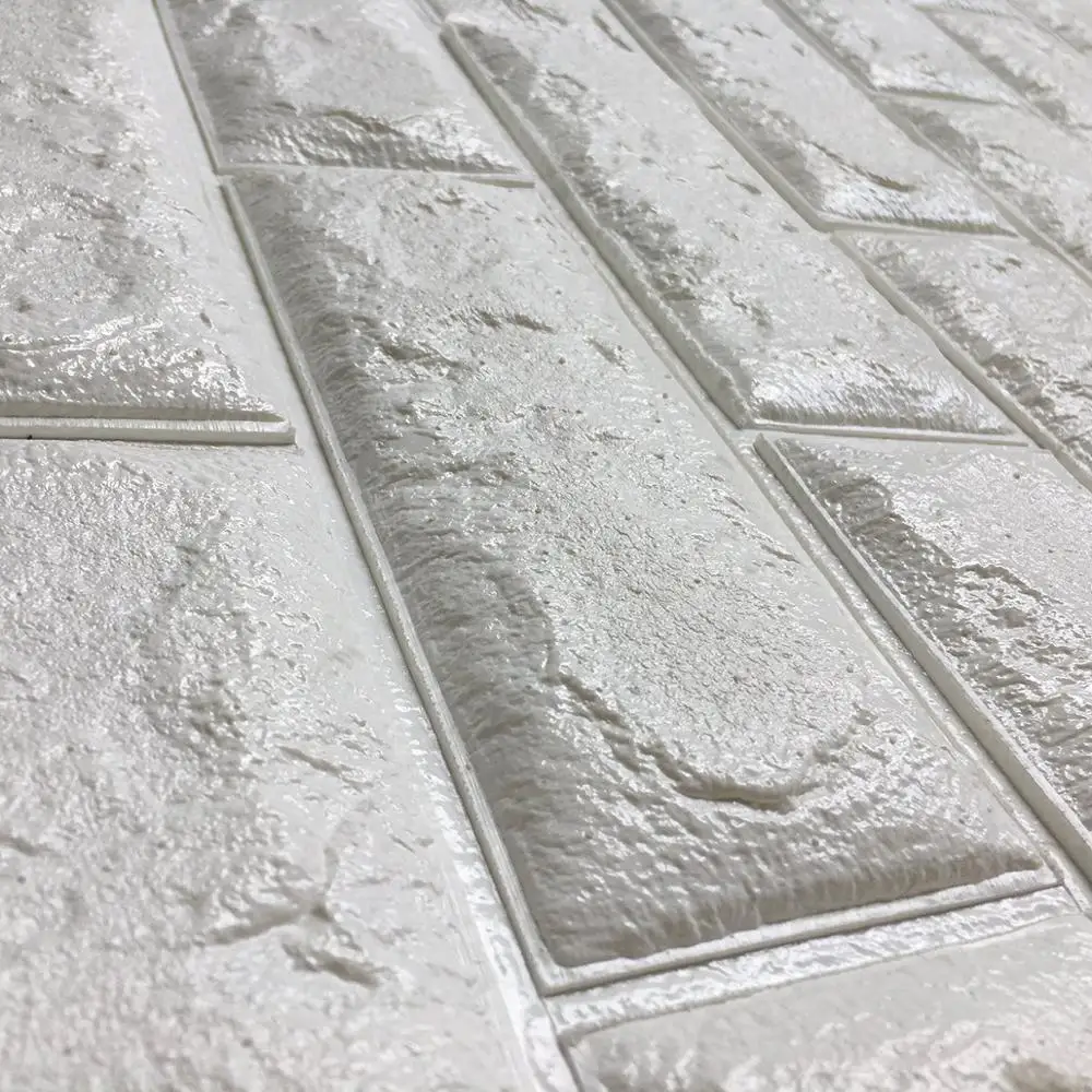 YIYAO 3D FOME PE  Wall Tile Easy Self-Adhesive Design Wall Paper Wall Tile Stickers