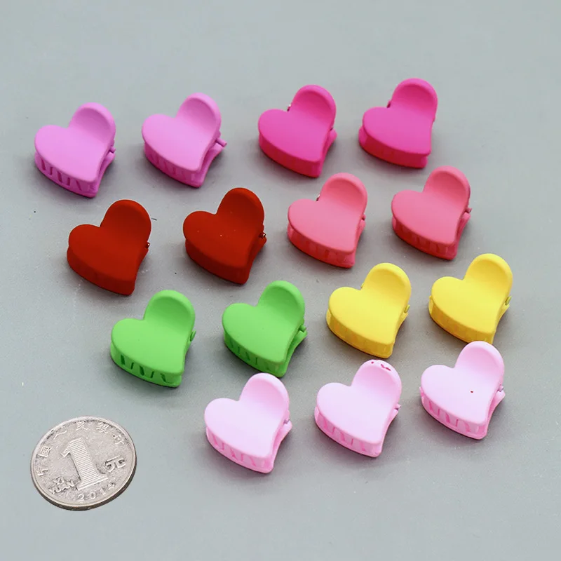 Acrylic Mini Cute Girl Candy Color Baby Children Flower Hair Claw Clips