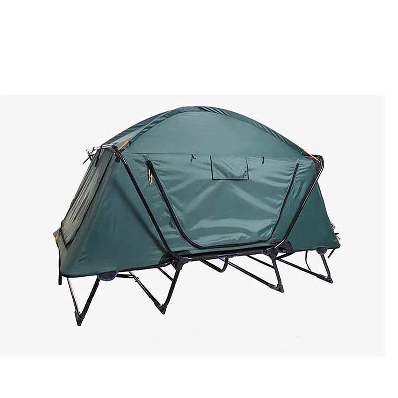 large luxury family sound proof canvas tent - Outdoor Traveling waterproof folding bed camping tent