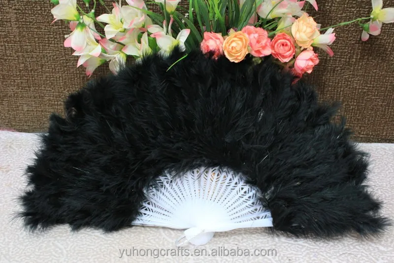 Dancing feather fans for ladies