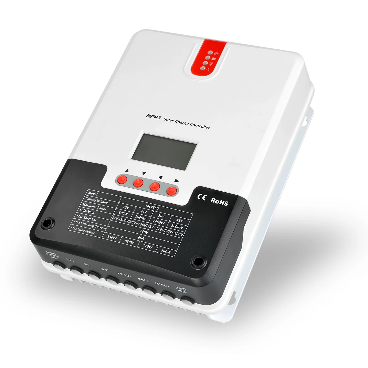 MPPT Solar Panel System Charge Controller 20A, 30A, 40A ,50A, 60 amp  12V 24V 48V 60A