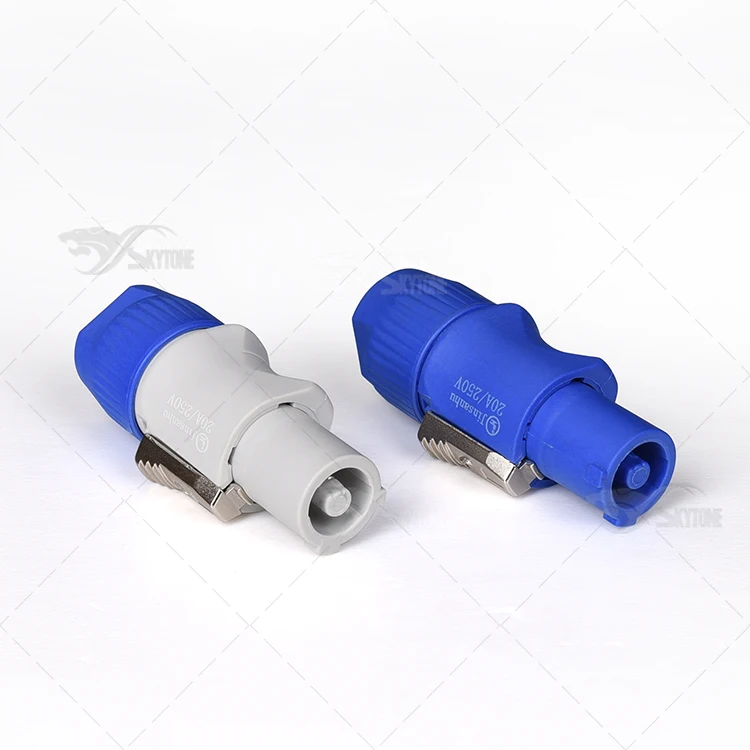 PA speaker link lead powercon in and out connector