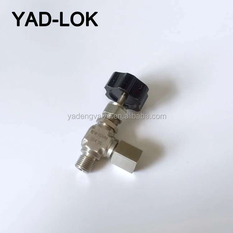 
YADLOK control valves Male NPT Angle Needle valve 