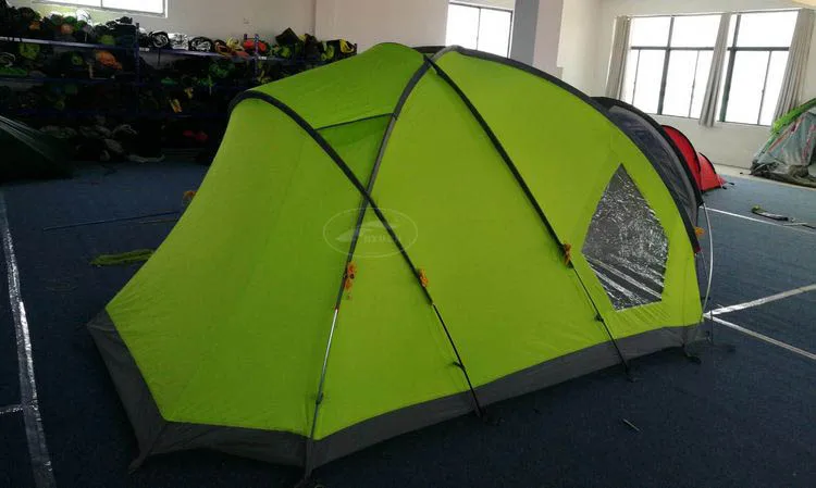 Leading Professional Geodesic Large Space Portable Custom Camping Equipment Tent Manufacturer China Flame Retardant Non-PFC