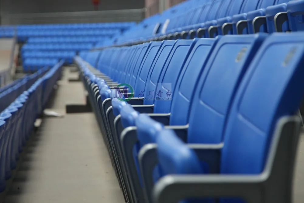 Cancer outdoor sports facilities folding seats plastic stadium chair