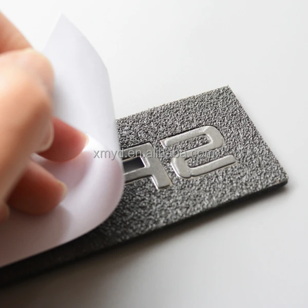 ABS Plastic 3D Chrome Letters & Numbers Car Model