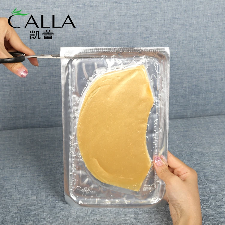 OEM natural firming nourishing anti wrinkle korea gold collagen neck mask