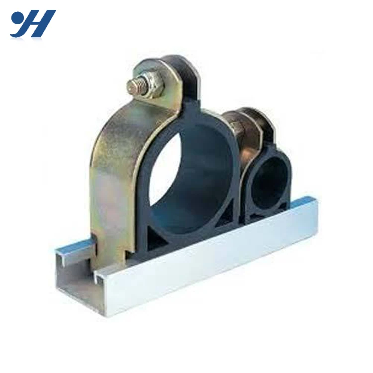Building Material Best Price Steel Split Pipe Clamp With Rubber Cushion