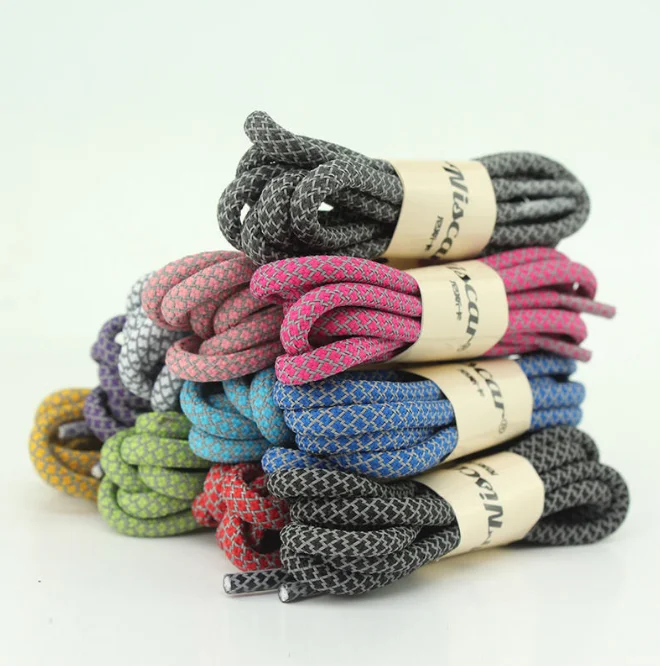 
High Quality Shoelaces 3M Reflective Round Shoe Laces 