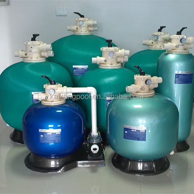 Кварцевый фильтр для песка с верхним креплением для бассейна с клапаном 1,5 дюйма, манометр для воздушного масла из нержавеющей стали