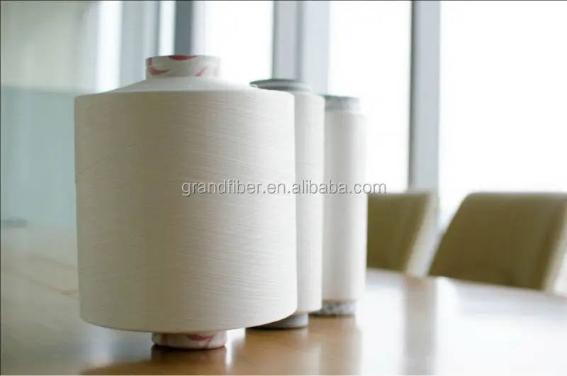 250D/144F air textured yarn recycled polyester dope dyed Slub CD RW yarn cationic ATY yarn for sari