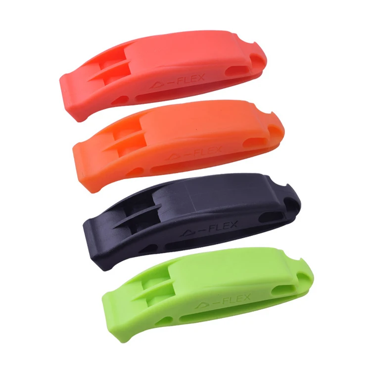 Wholesale Plastic Clip Whistle Outdoor Camping Emergency Survival Whistle