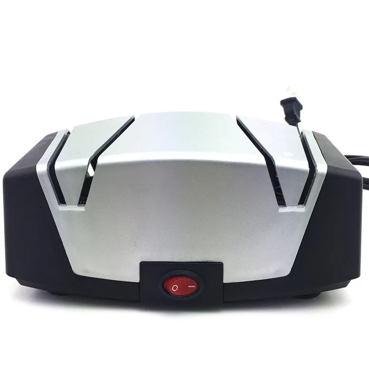 Electric Knife Sharpener, 2 Stage Diamond Coated Sharpening Blades, To Sharpen Kitchen, Chef, Paring, Pocket and Steel Knives