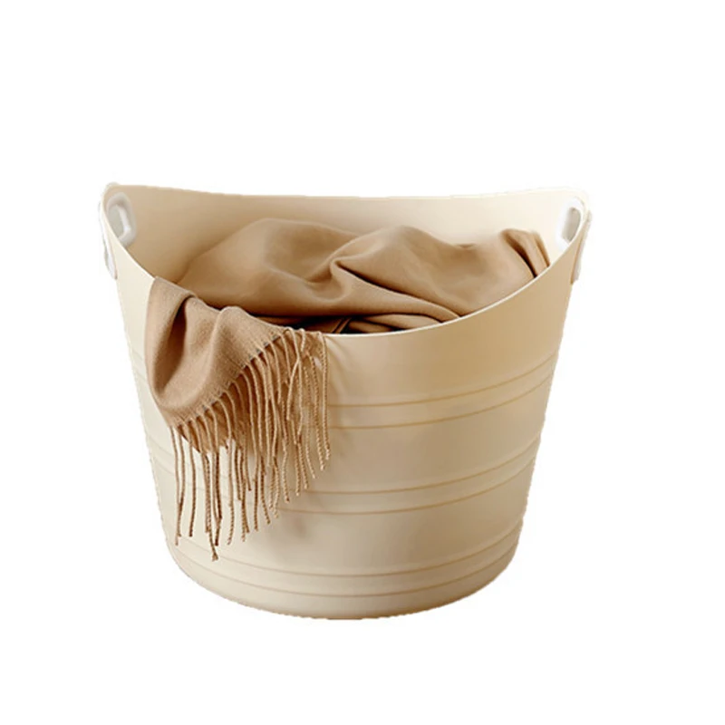 household big size can do custom design plastic laundry storage basket