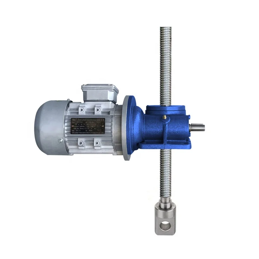 Sluice gate worm gear screw jack use in screw jack with motor