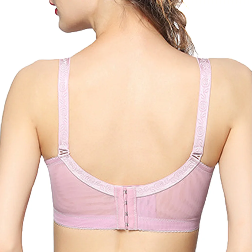 Wholesale Wireless Maternity Bra Nursing Bra Front Open Push up Soft Lace Breathable 3/4 Cup Wire Free Padded 100% Cotton Briefs