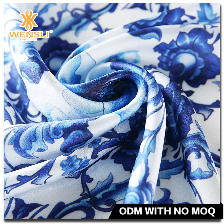 Chinese Custom 100% Silk Scarf Whosale Digital Printing