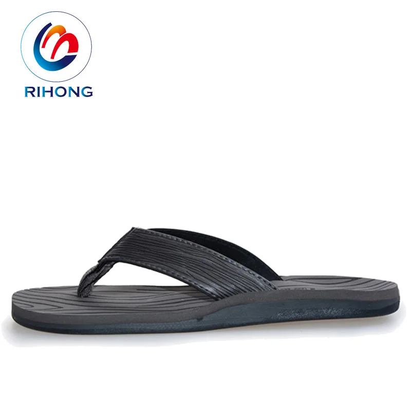 factory made colorful flat embroidery logo eva men slipper sandal shoe