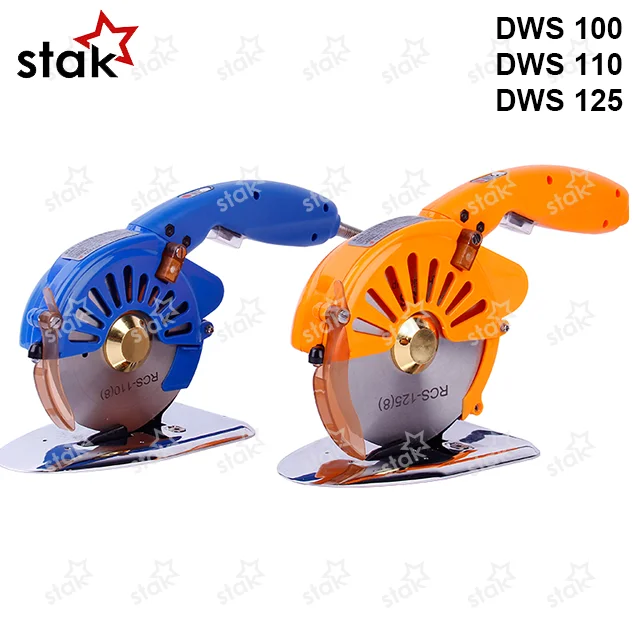 HOT SALE DWS 100 DWS 110 DWS 125 portable round knife servo direct drive cloth cutter machine