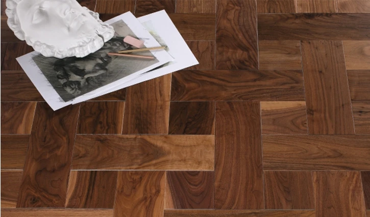 
Natural european oak parquet wood flooring 