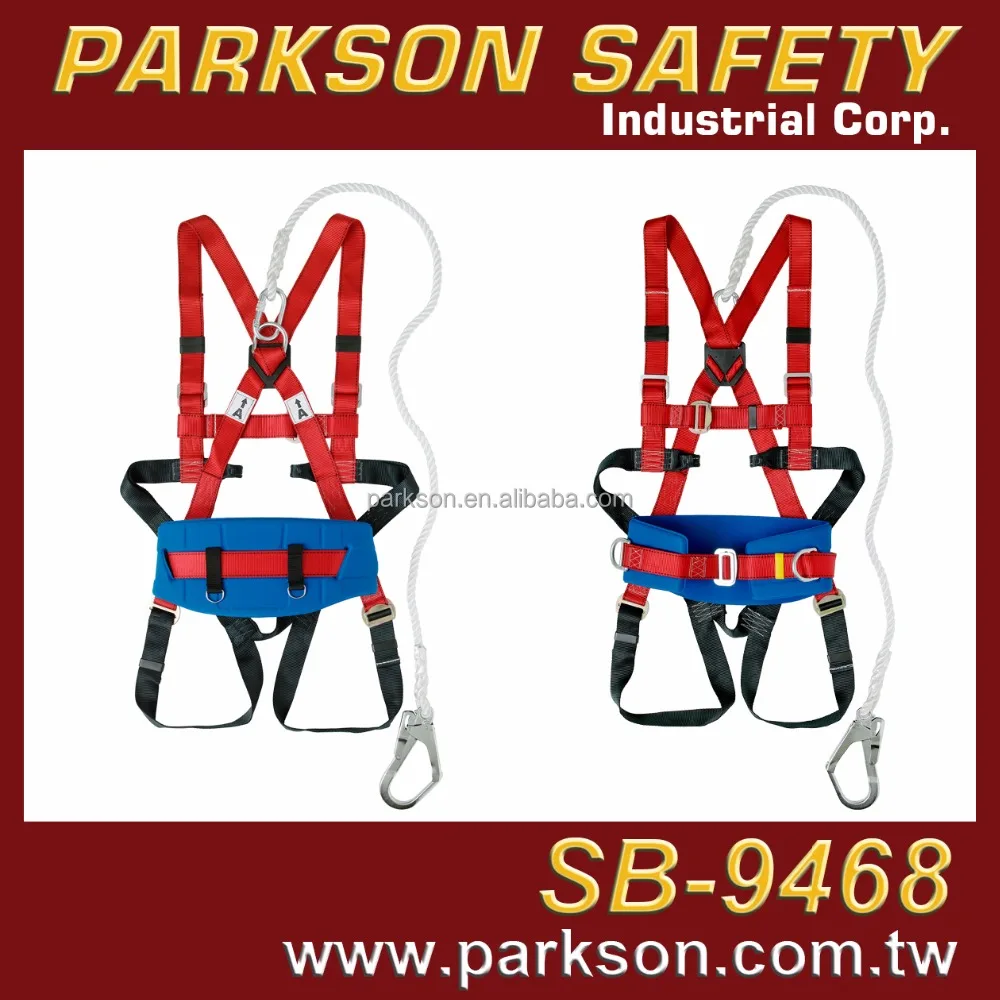 PARKSON SAFETY Taiwan Safety Harness Full Body Construction Industrial Tree Climbing Lanyard