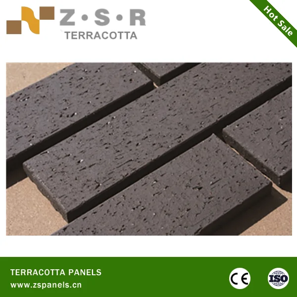 Hanging clinker slip clay split brick wall tiles ZSR