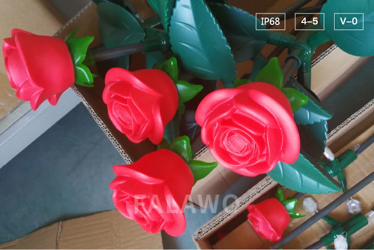 hangzhou factory led outdoor decoration garden park decorative branch flower lights