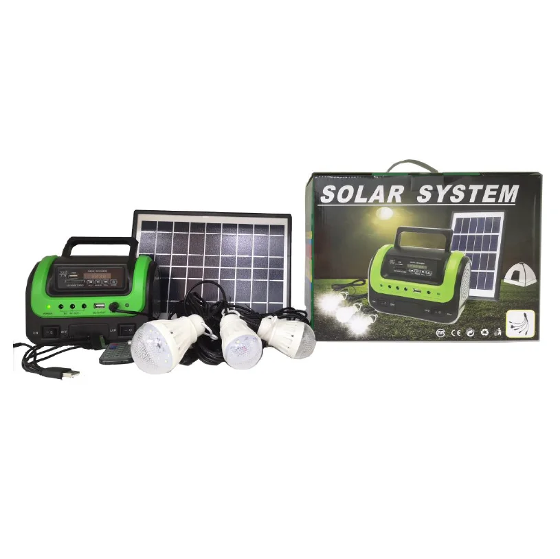 New hot selling mini complete solar panel light led system for home
