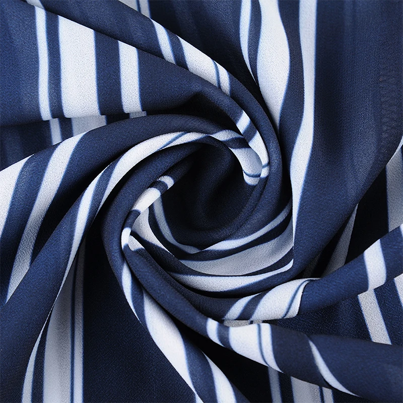 Maxnegio Sexy Mature Backless Striped Chiffon Women Dress China Manufacturer