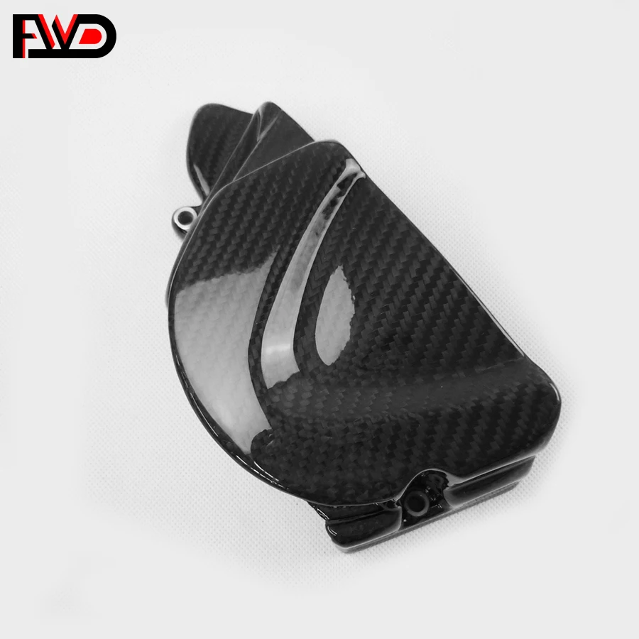 
Quality carbon fibre motorcycle parts pre-preg carbon fiber sprocket cover for Triumph Street Triple 765 