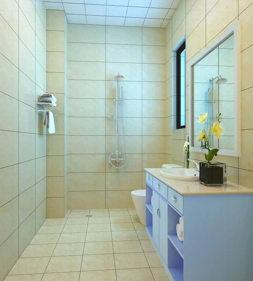 
wet water resistant Bathroom and Rest Room UV interior Fibre Cement Board Sheet 