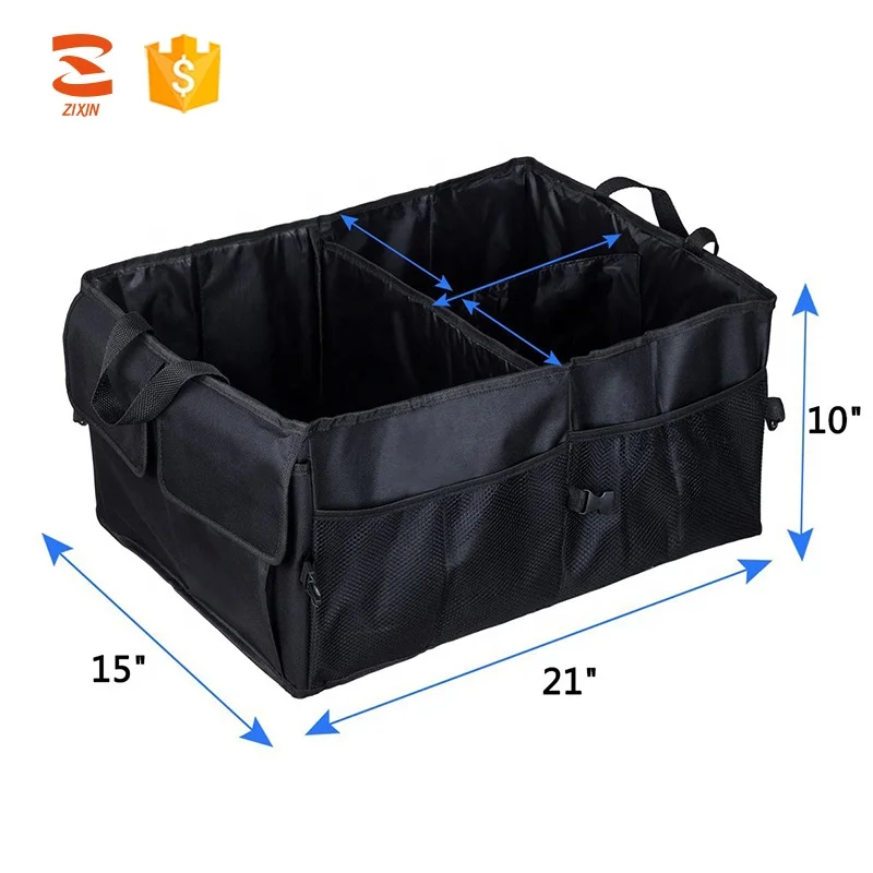 Amazon Hot Sale Heavy Duty Waterproof SUV Vehicle Truck Car Trunk Organizer For AUTO Tools Bag